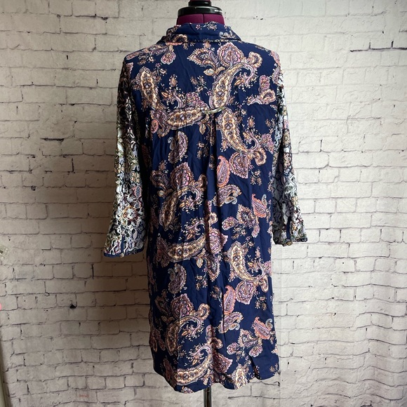 Fig and flower size small multi print paisley tunic - Picture 3 of 5